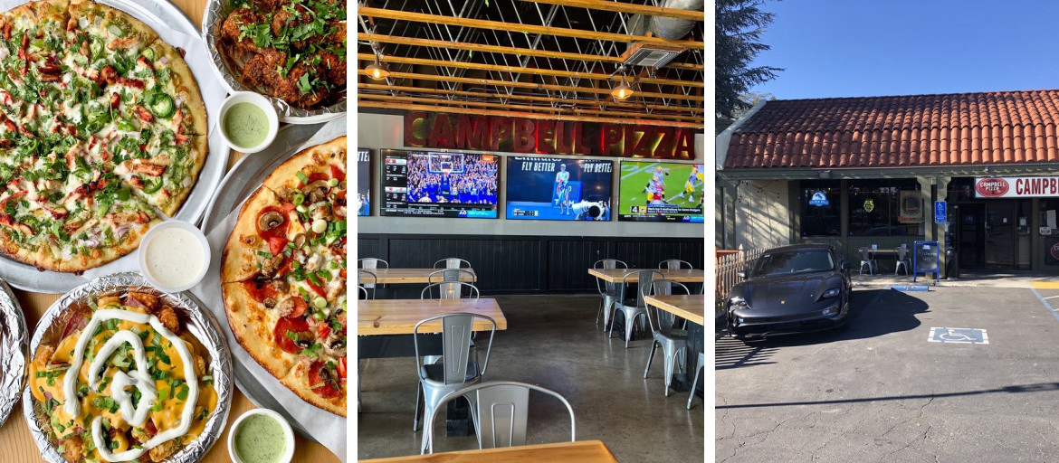 Campbell Pizza dining room