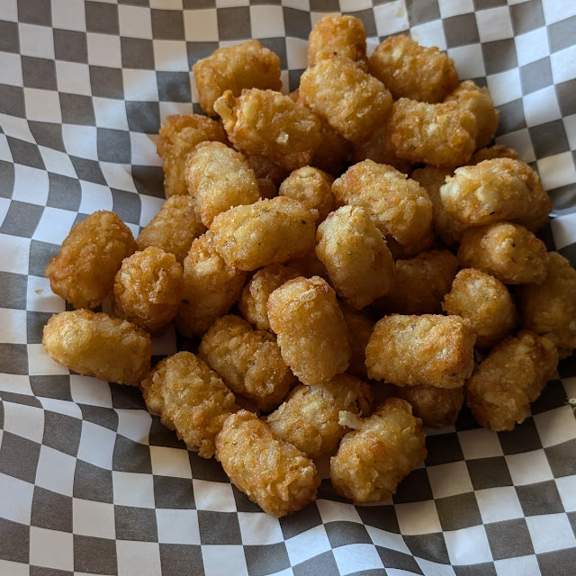 Loaded tater tots and bar food